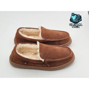 Lamo Men's Harrison Moc Slippers Chestnut Brown  Mens size 9